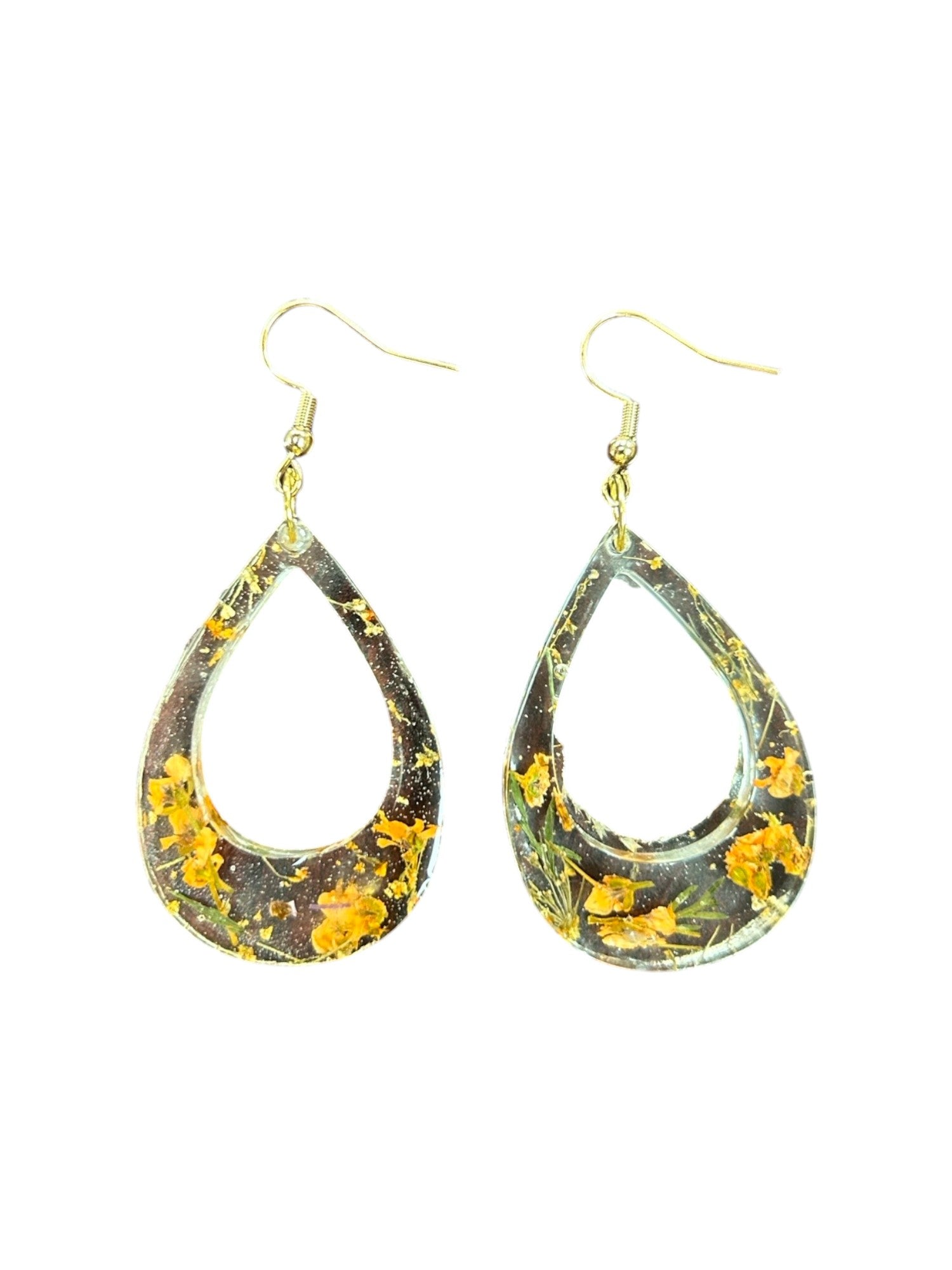 Eternal Bloom Drop Resin Earrings