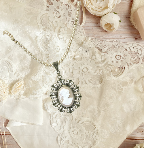 Personalized Victorian Pearl Necklace