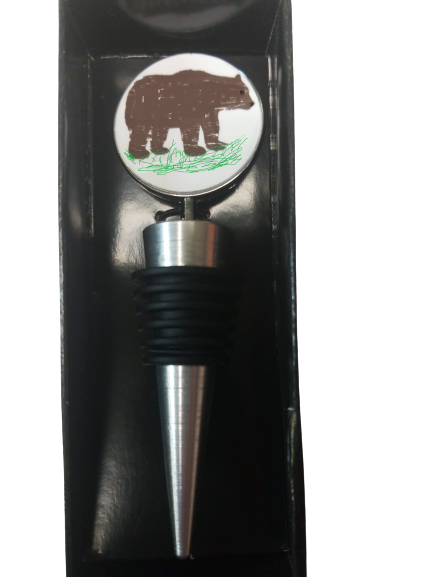Personalized Child Artist Artwork Wine Bottle Stopper