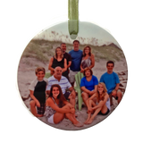 Personalized Ceramic Family Photo Ornament