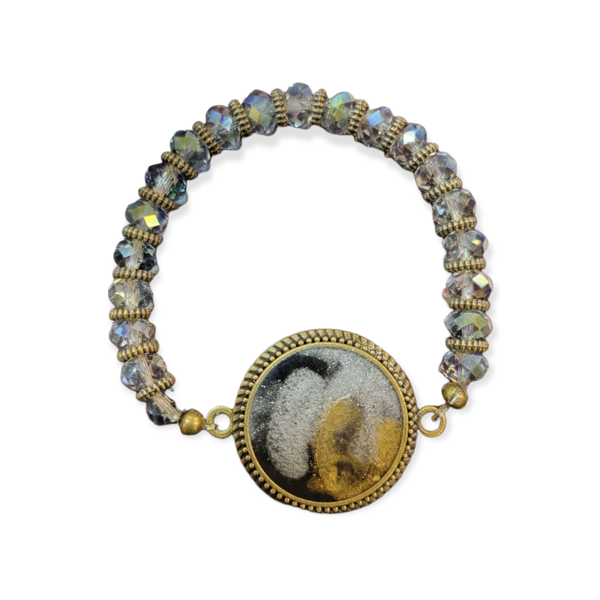 Go Gray Crystal Cancer Awareness Bracelet