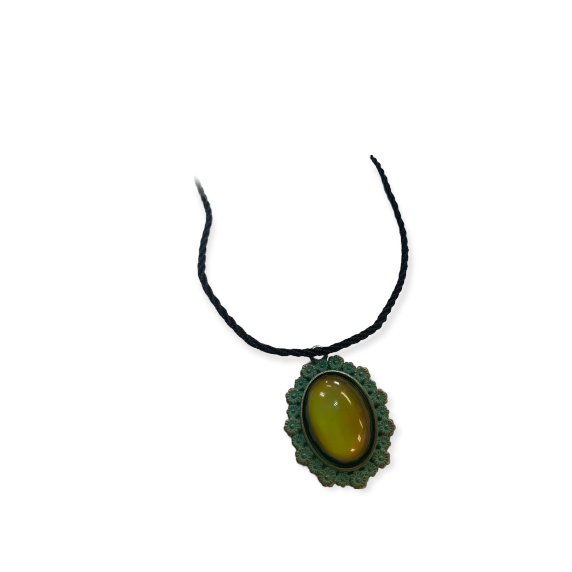 70's Bohemian Hippy Mood Bead Necklace | Color Changing | Conversation Starter