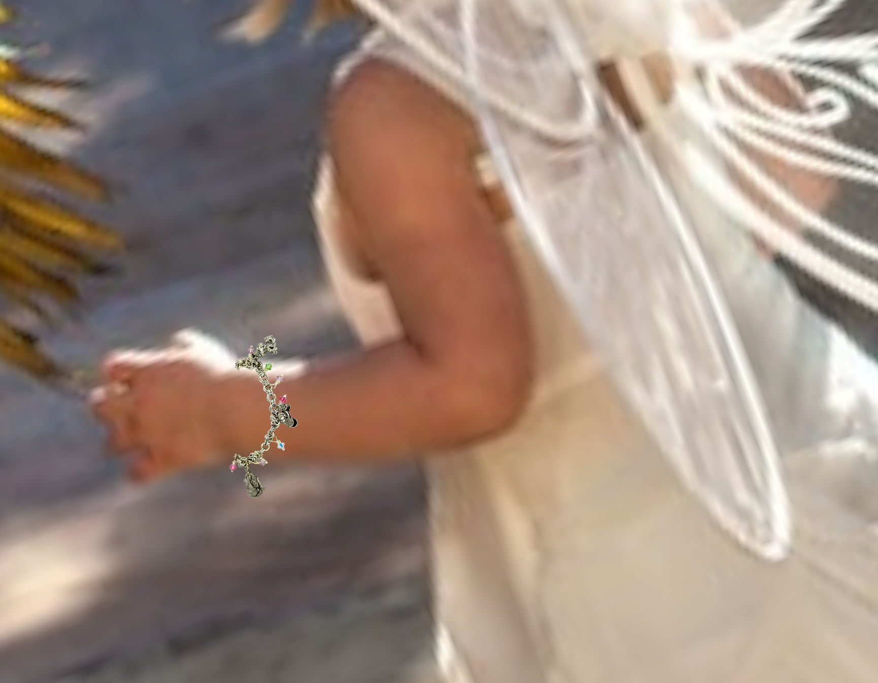 Childs Cinderella Princess Charm Bracelet