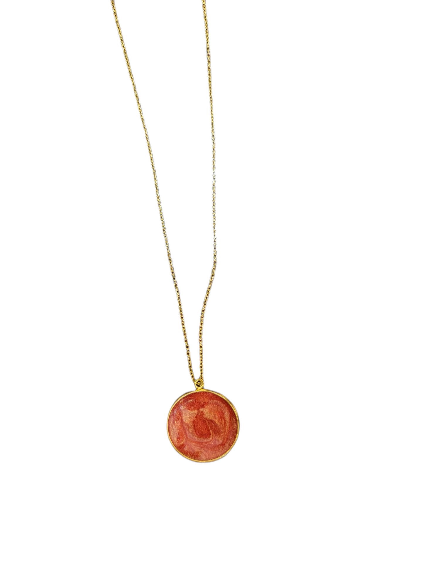 Everlasting Elegance: Real Rose Resin Necklace (Unique Gift for Her)