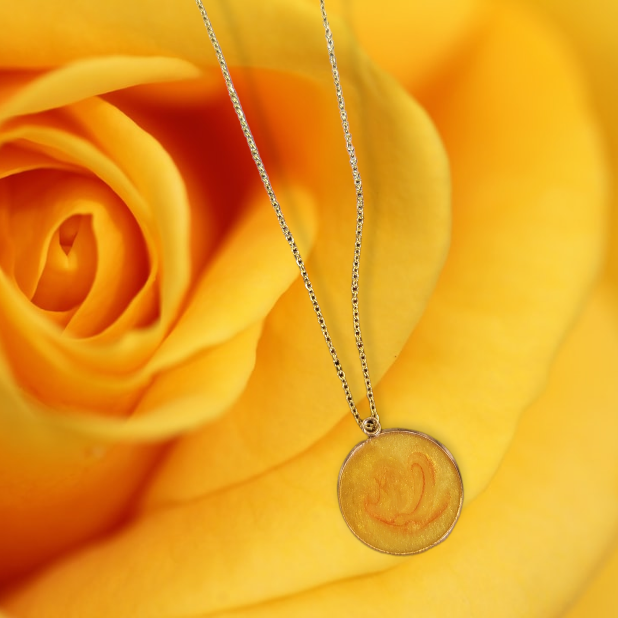 Everlasting Elegance: Real Rose Resin Necklace (Unique Gift for Her)