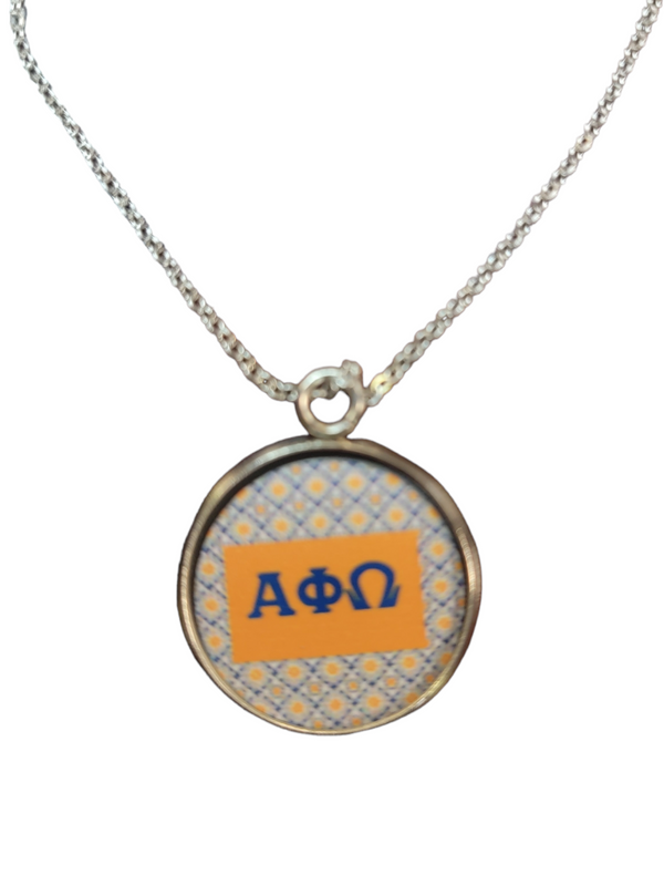 Alpha Phi Omega Earrings and Necklace | A Perfect Gift for APO Fraternity Girls
