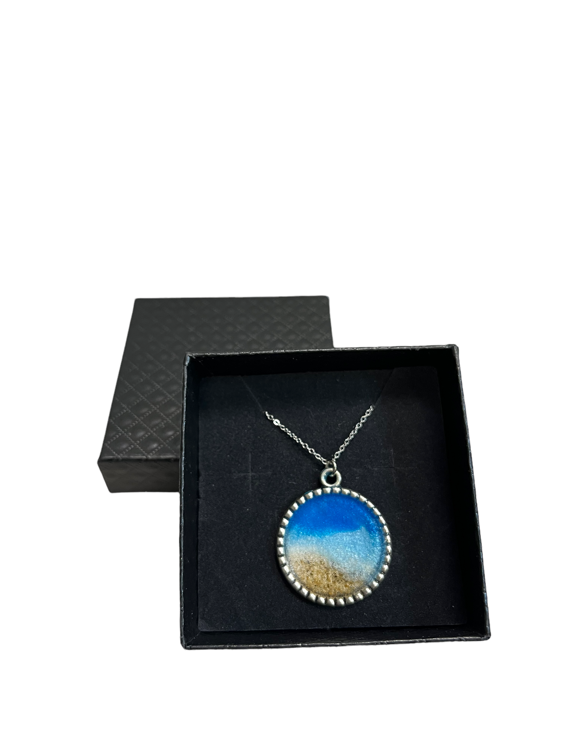 Sand Necklace in Alloy Pendant (Beach Jewelry, Gift Boxed)