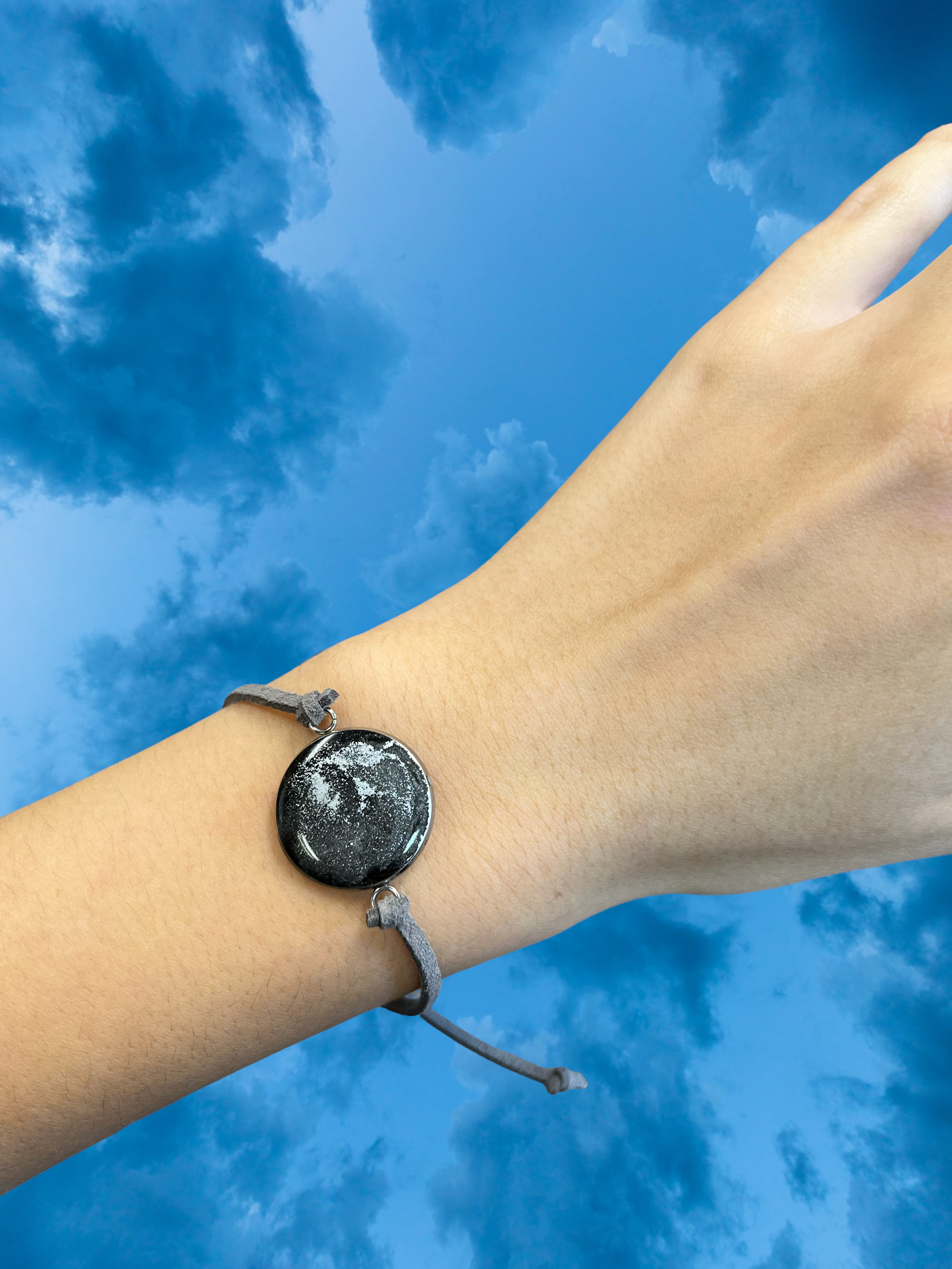 Go Gray Unisex Cancer Awareness Suede Adjustable Bracelet