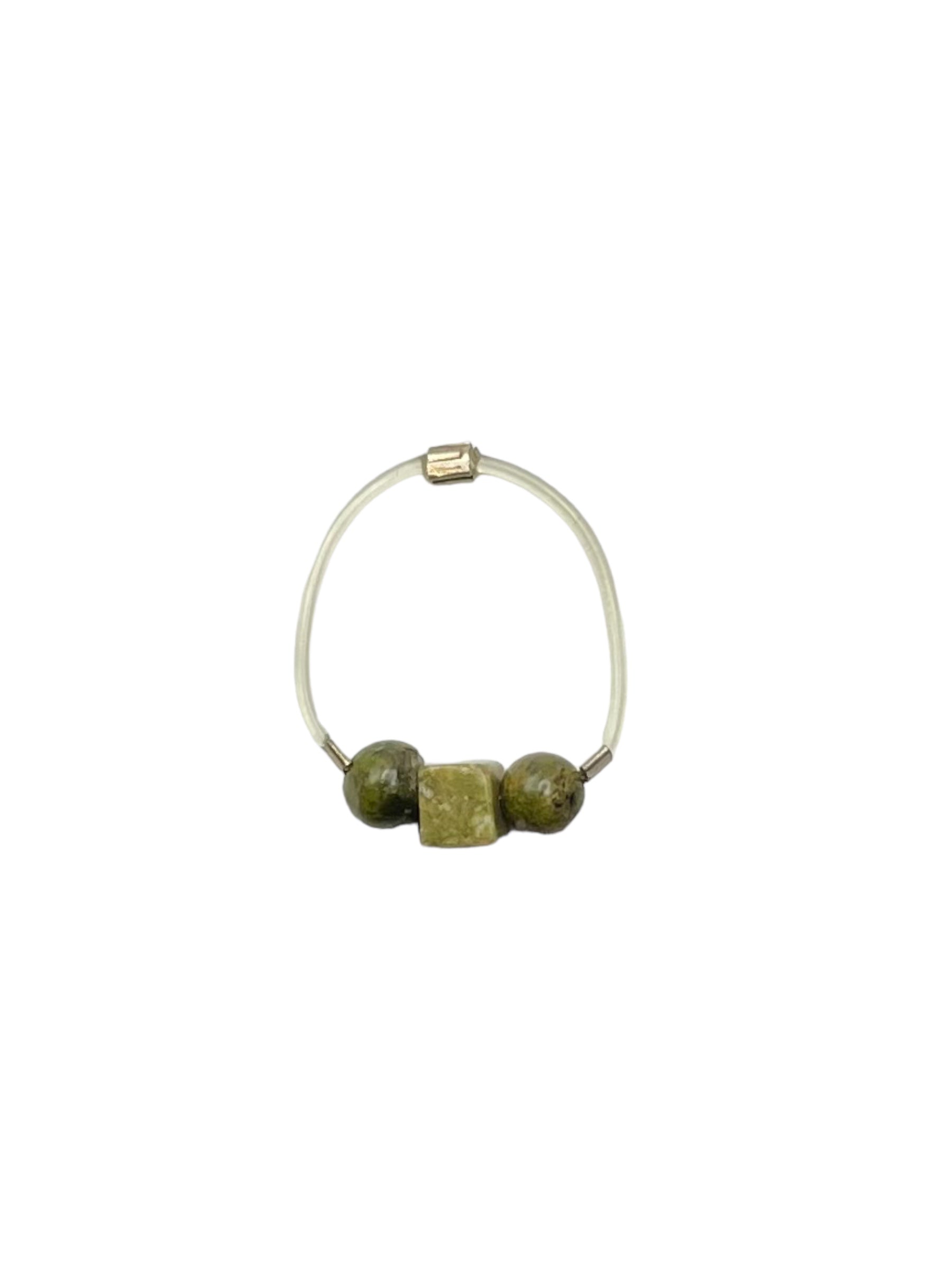 Stretch Gemstone Toe Rings