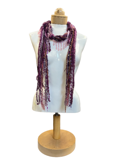 Ribbon scarf store necklace