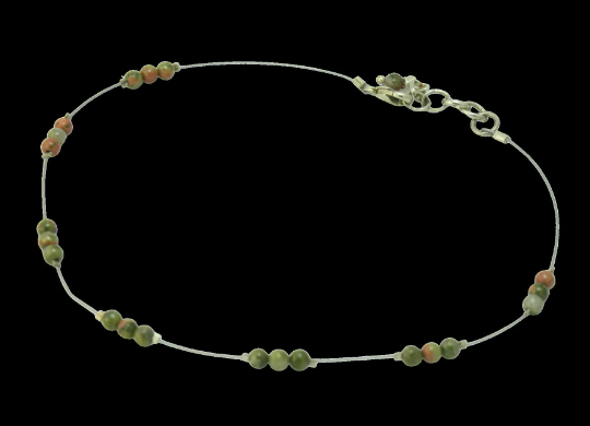 Handmade Gemstone Anklet - Assorted Colors, Perfect Gift!