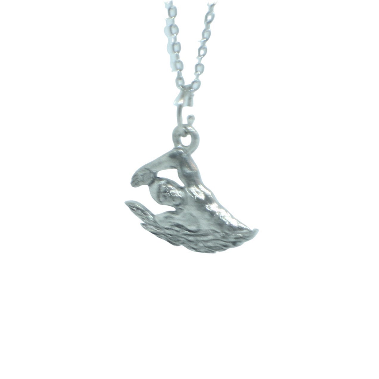 Make a Splash: Swimmer Pendant Charm Necklace (Unisex, Gift Boxed)