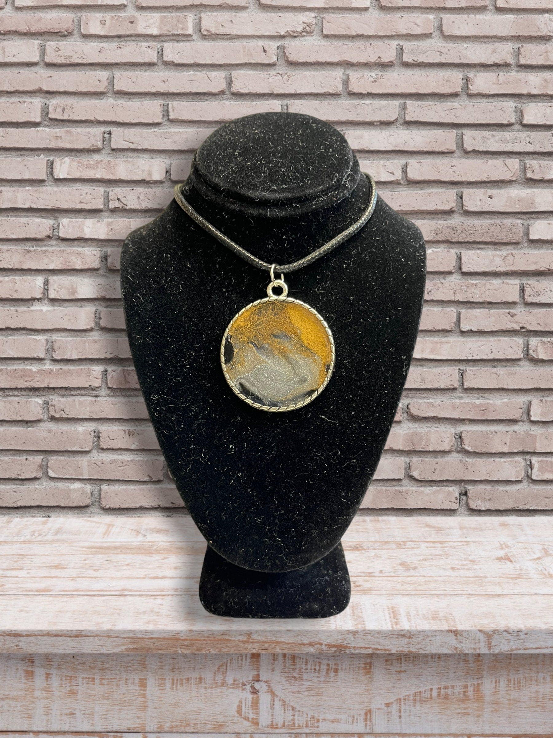 Awareness Necklace - Brain Cancer Necklace - Brain Cancer Awareness - Charity Necklace - Go Gray Necklace -Glioblastoma - GBM Awareness