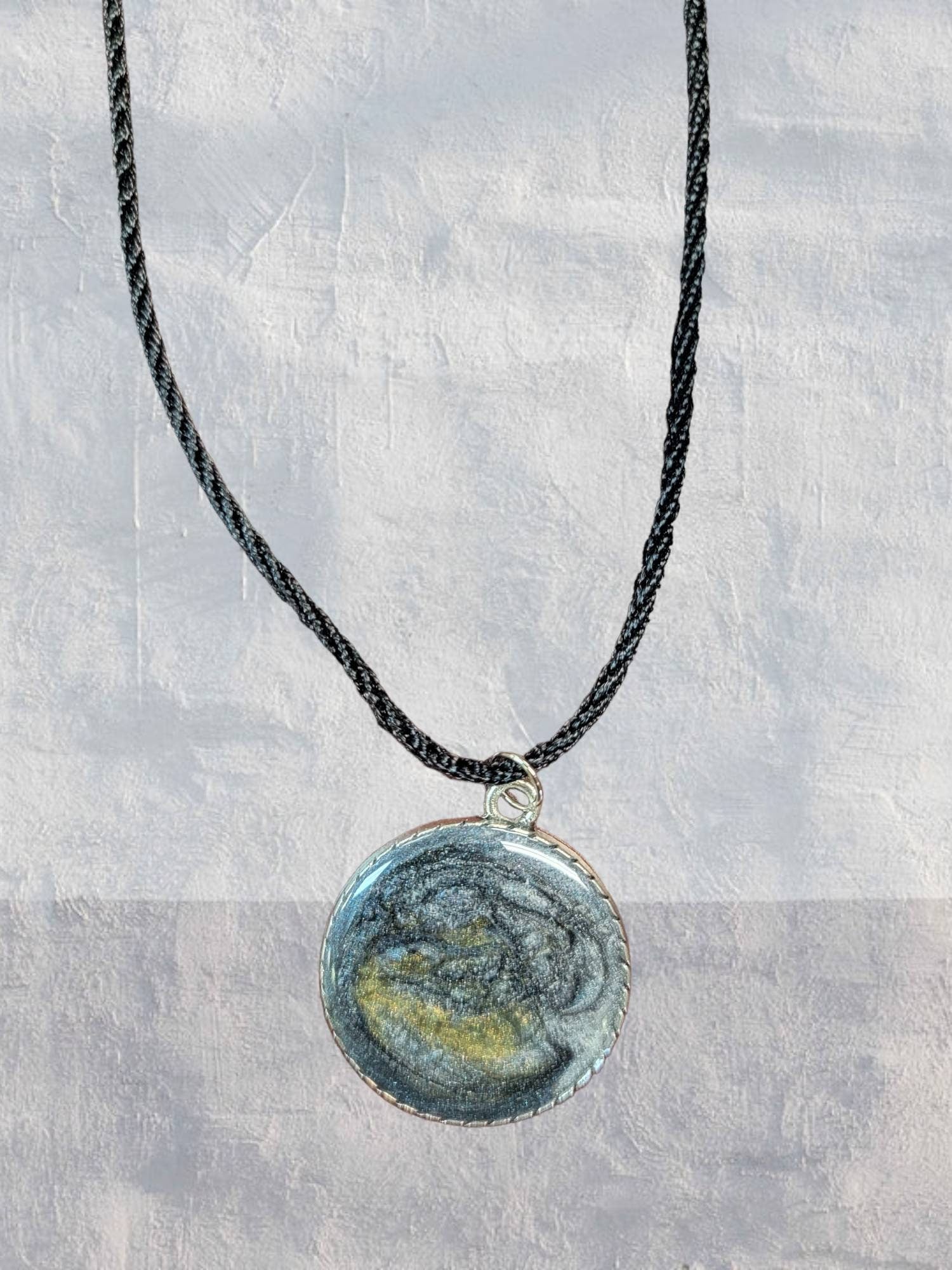 Awareness Necklace - Brain Cancer Necklace - Brain Cancer Awareness - Charity Necklace - Go Gray Necklace -Glioblastoma - GBM Awareness