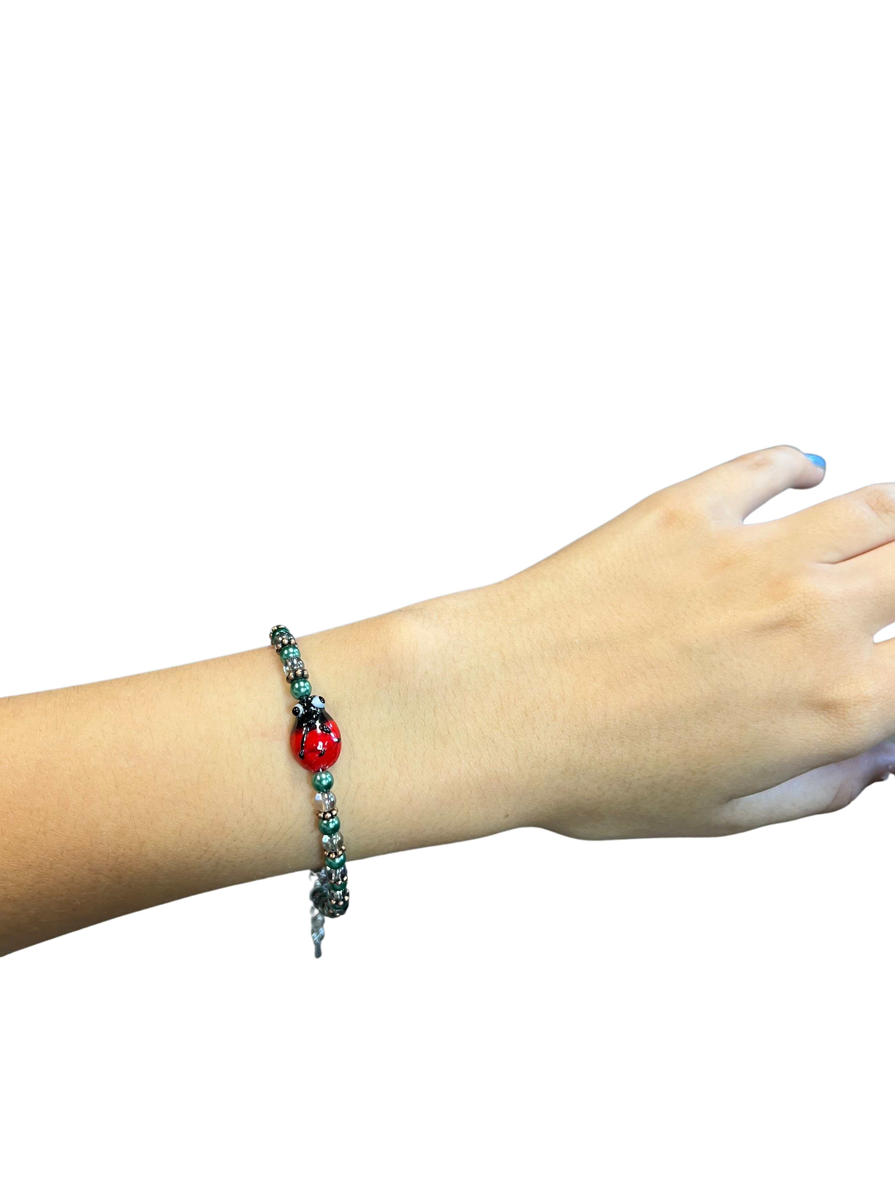 Ladybug Bracelet - Adjustable for Kids and Adults