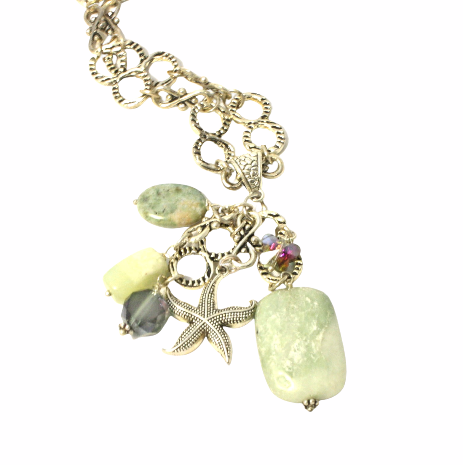 Long Charmed Themed Gemstone Necklaces
