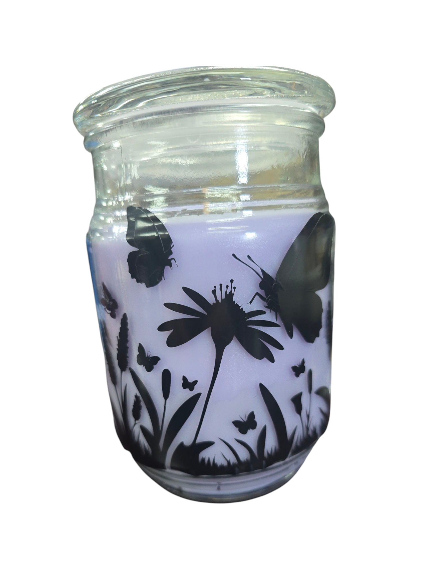 Enchanted Garden Scented Candles - Floral & Butterfly Print
