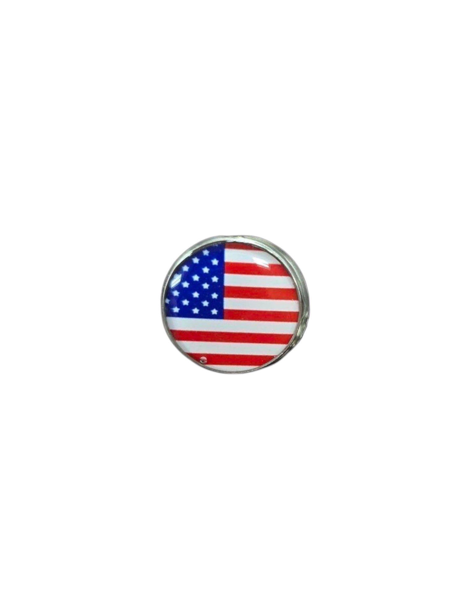 Patriotic American Flag Tie Pin & Tie Bar Set | Non Tarnish-Made in USA