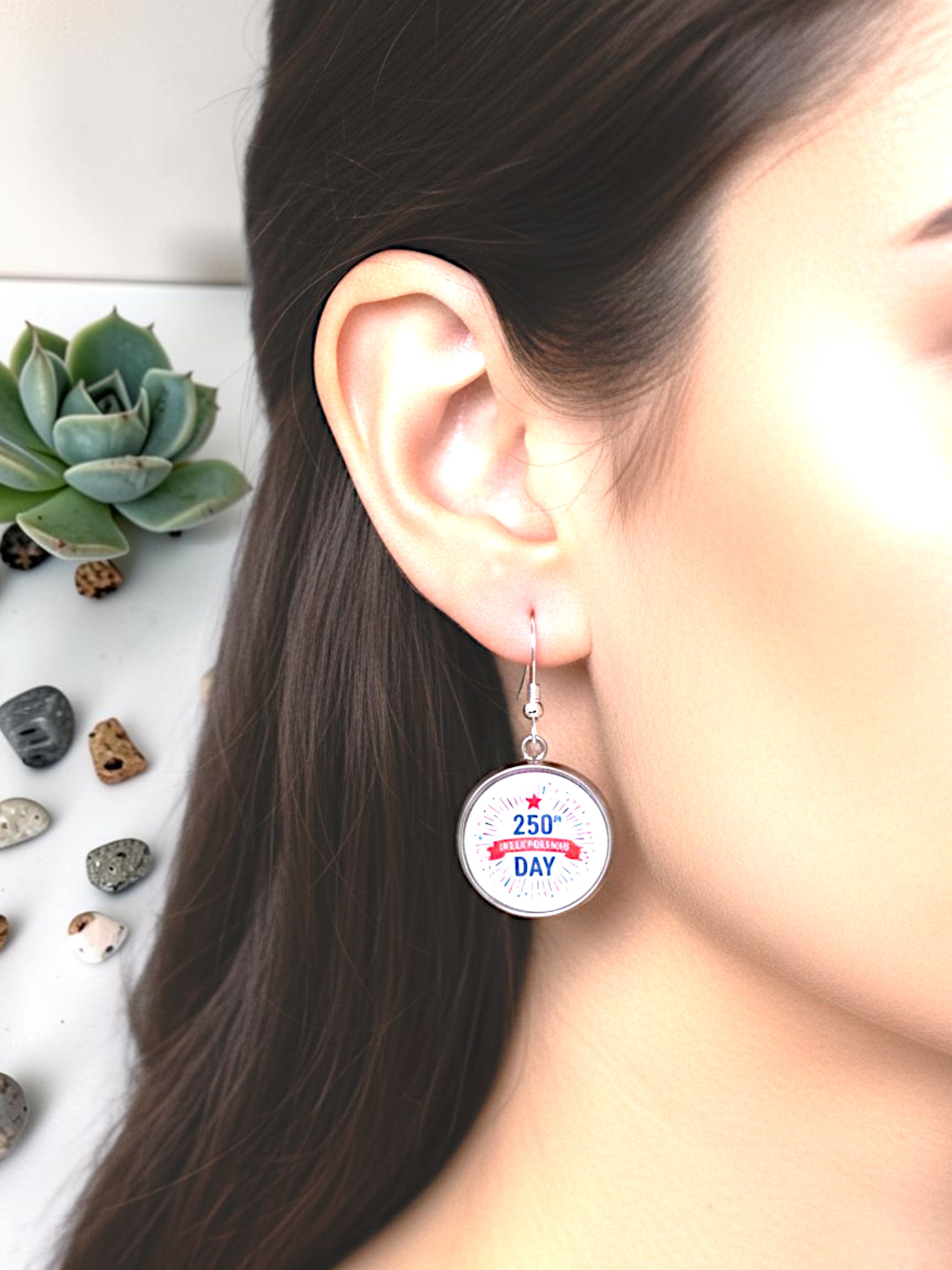 Michelle Marie's Limited Edition 250th Independence Day Earrings