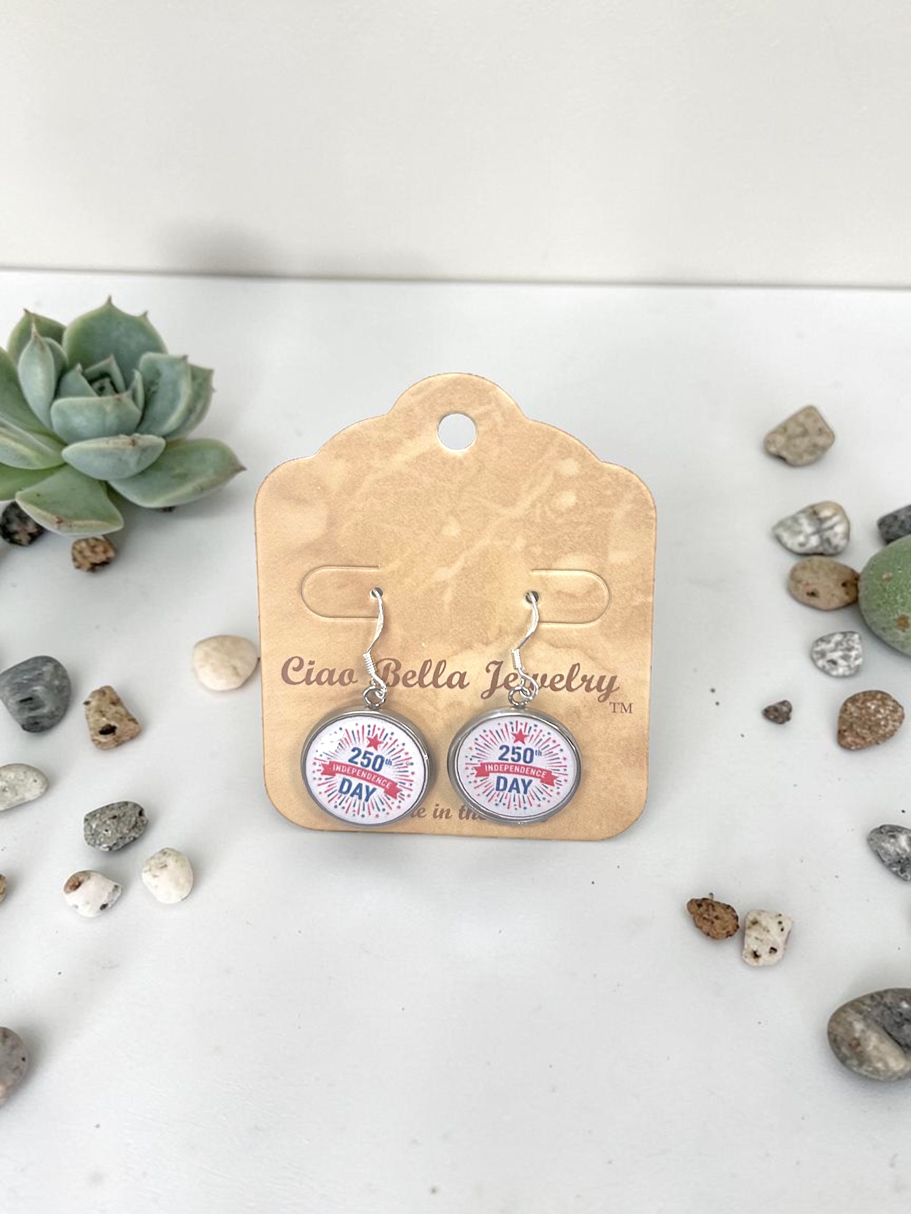 Michelle Marie's Limited Edition 250th Independence Day Earrings
