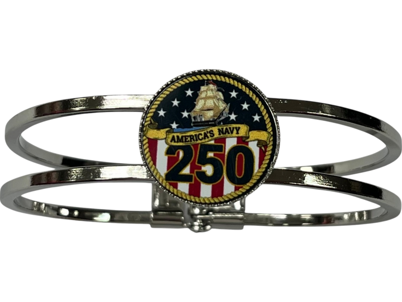 Officially Licensed Military Industrial Cuff – 250th Anniversary Collection (Army, Navy, Marine)