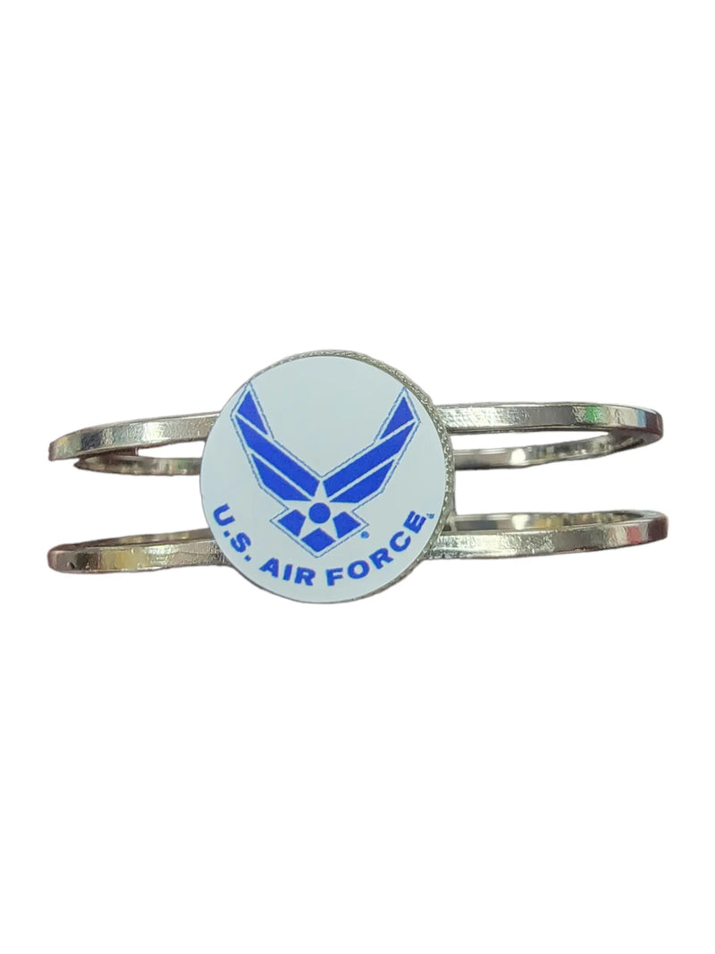 Officially Licensed Military Industrial Cuff Bracelet - Stainless Steel