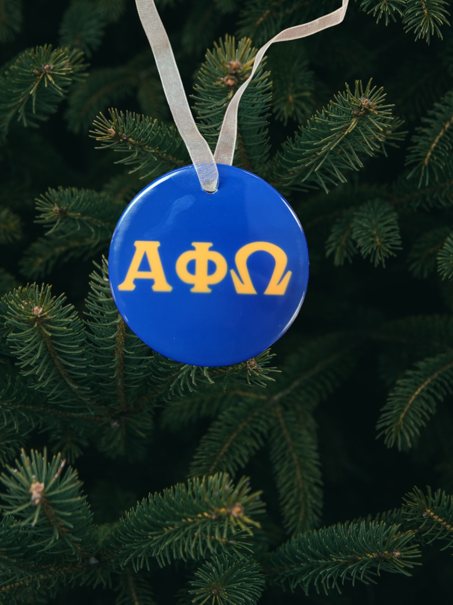 Alpha Phi Omega Ceramic Ornaments