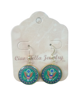 Officially Licensed  Army Earrings - A Proud Symbol of Service and Sacrifice