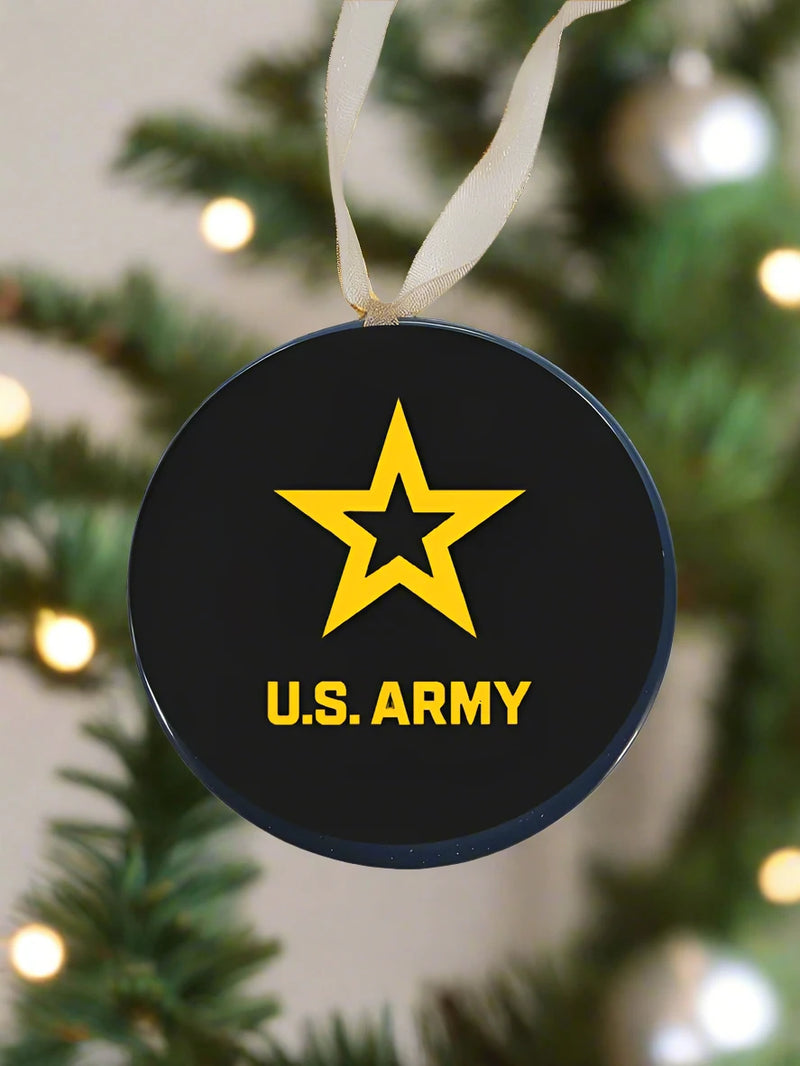 Officially Licensed Military Ornaments (USMC, Army, Navy, Air Force, Space Force, Coast Guard)