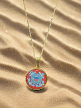 Officially Licensed Military Pendant Necklace in Gold or Silver