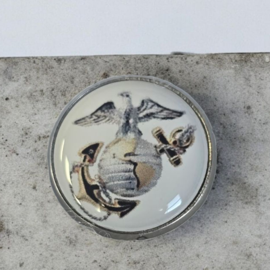 Military Tie Pins - Non Tarnish | Army, Navy, Air Force, Marine Corps, Coast Guard, Space Force