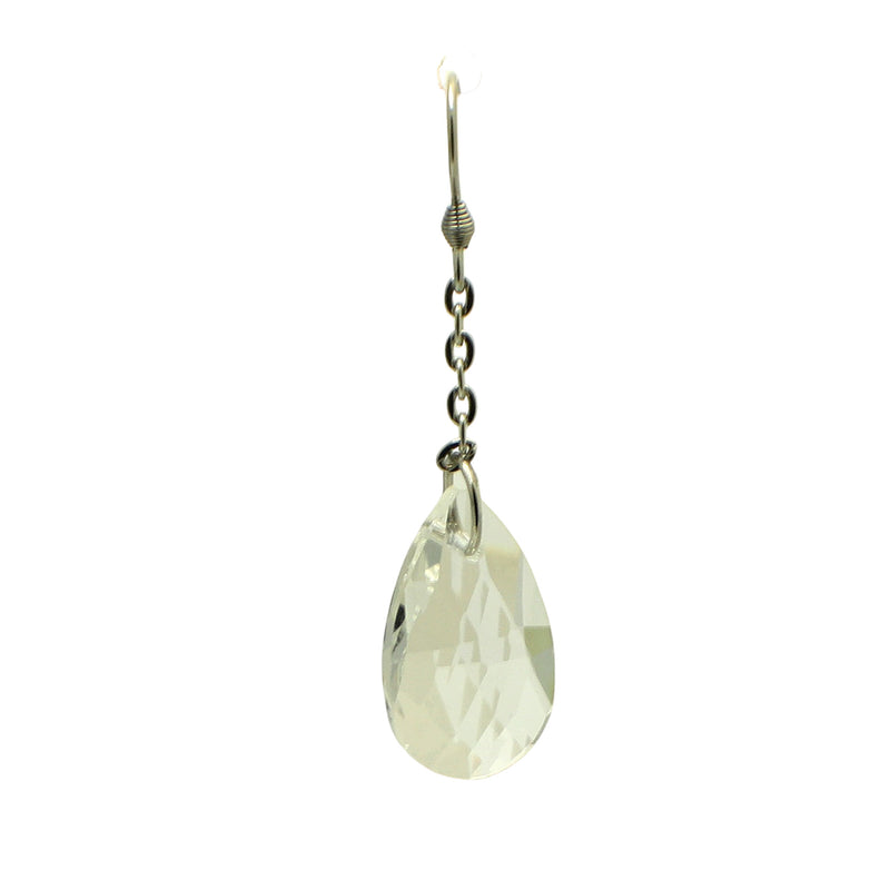 Formal Teardrop Earrings | Crystal Earrings | Blue Teardrop| Gray Teardrop by Michelle Marie Boutique