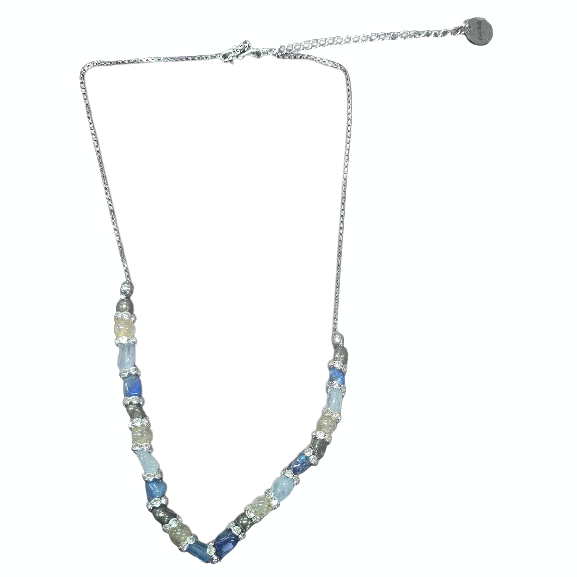 The Hope Collection | Lapis & Aquamarine Sterling Silver Cancer Charity Jewelry Set | Sterling Silver