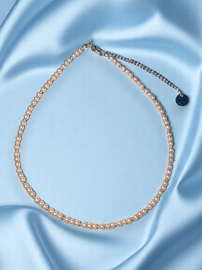 Stainless Steel Pearl Necklace | 16" with 3" Extender
