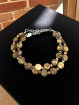 Bohemian Coconut Shell Bracelet | Light or Dark Shell Colors