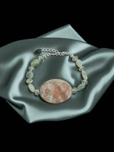 Leopard Jasper Bracelet, Gemstone Bracelet, Natural Stone Jewelry