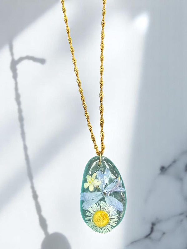 Ocean Bloom Pendant Necklace
