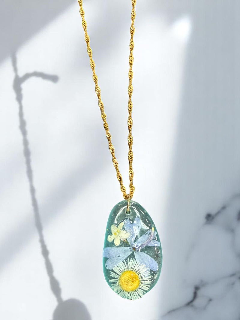 Ocean Bloom Pendant Necklace