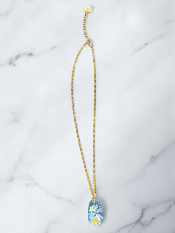 Ocean Bloom Pendant Necklace