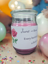June Birthday Gift Box, Candle, Moonstone Jewelry, Rose Mug, Women's Gift