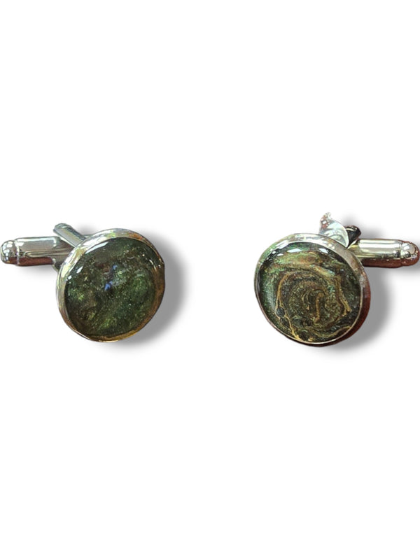 Camo Resin Cufflinks | Unique Men's Accessories | Handmade Jewelry