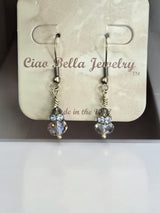 Double Crystal Bead Earrings | Variety of Colors | Elegant Jewelry