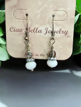 Double Crystal Bead Earrings | Variety of Colors | Elegant Jewelry