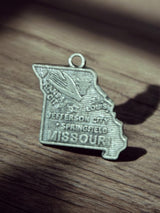 Missouri State Pewter Charm | Unique Jewelry Accessory