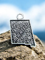 New Mexico State Pewter Charm | Unique Jewelry Accessory