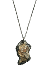 Cosmic Flow Long Layered Agate Necklace