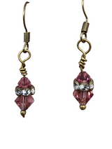 Double Crystal Bead Earrings | Variety of Colors | Elegant Jewelry