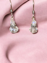 Double Crystal Bead Earrings | Variety of Colors | Elegant Jewelry