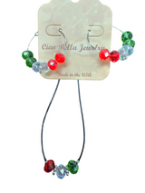 Festive Crystal Bead Jewelry Set | Perfect for the Holidays