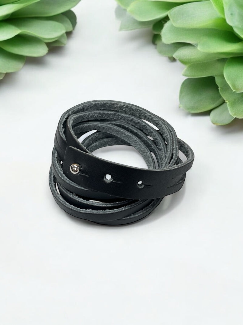 Leather Wrap Bracelet | Stylish and Versatile